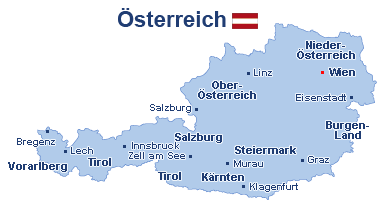 Österreich Landkarte